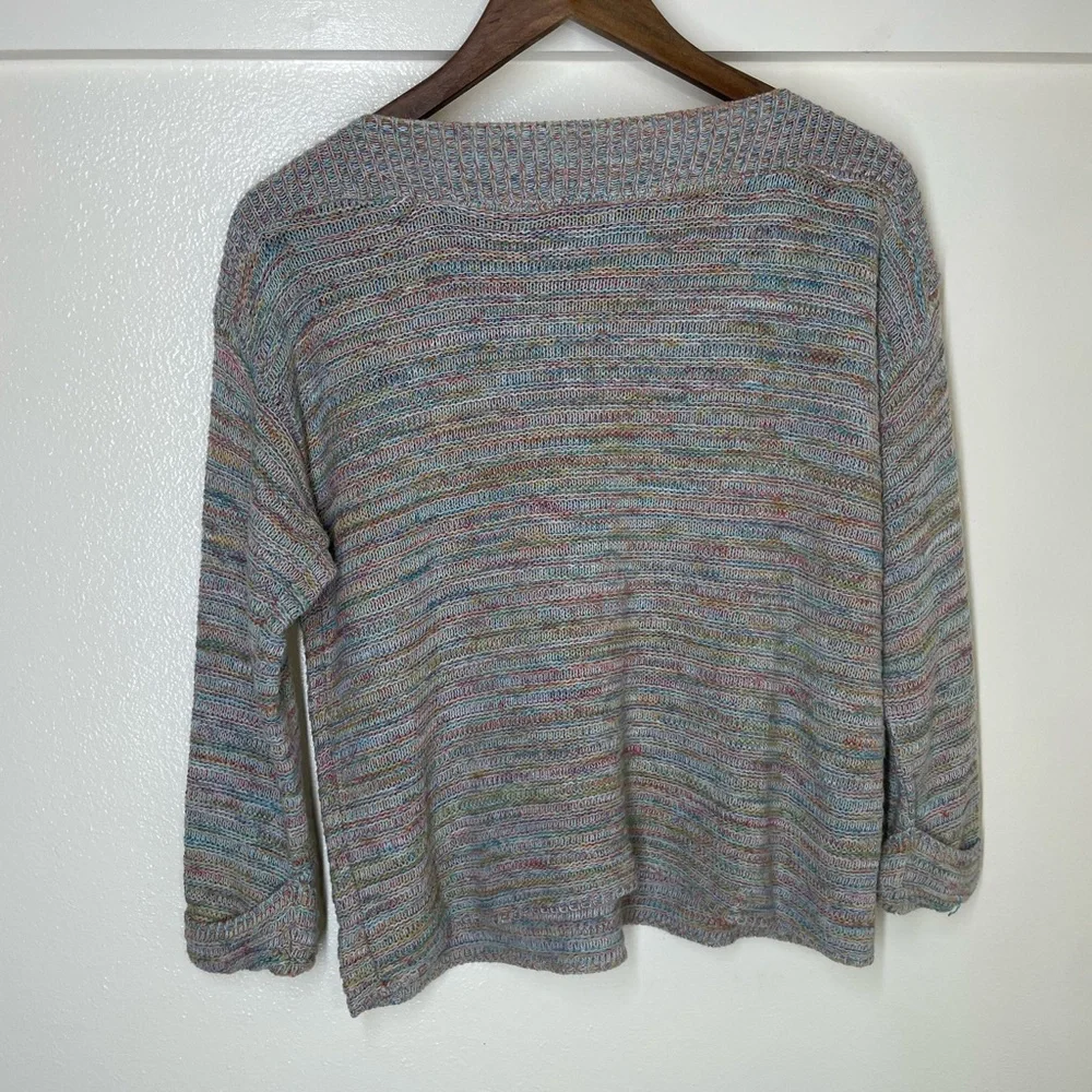 Two-one-two New York M Rainbow Boxy Knit Sweater
